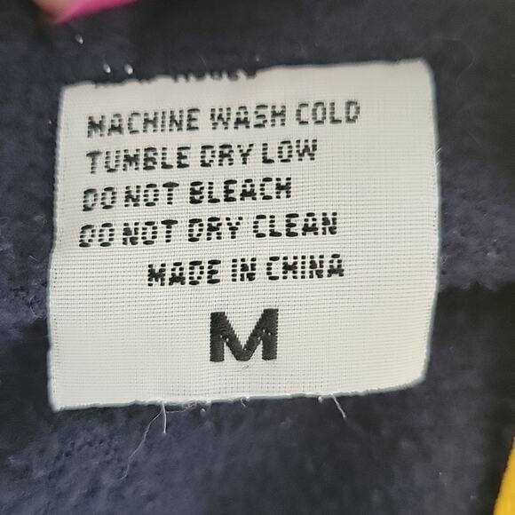 Island Trader Outfitters Women Fleece Lined Rain Coat Yellow/Navy Size M - Picture 9 of 11